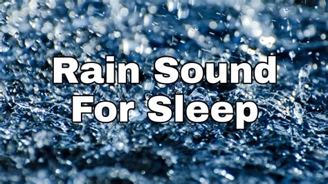 It's especial. . Rain sounds to sleep